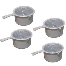 4 PACK 700ml Grey BPA FREE