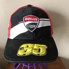Ducati Corse Official Baseball Cap Retro 35 Embroidery  MotorCycle Racing