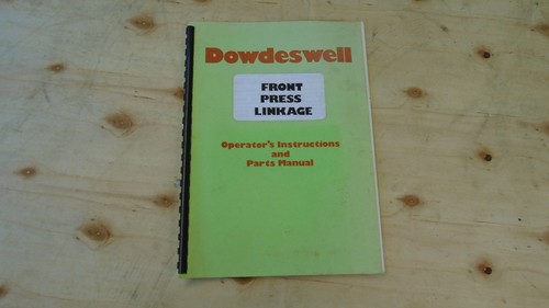 Dowdeswell plough front - plough, press