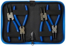 US PRO B2059 4pc 6'' Circlip, Snap Ring Pliers, Internal External 150mm, Blue