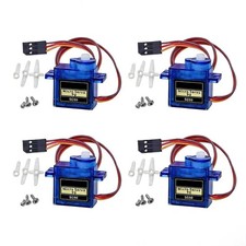 Blue Micro Servo Motor 4-Pack