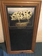 a antique wallnut framed picture the sandy oxford memo board artist john mines p