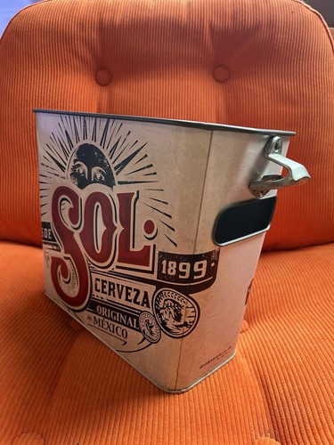 Sol beer ice bucket - sol, metal