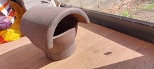 Chimney pot Rain cowl Anti Downdraught Clay tofit Inside 8.25” 210mm Min Opening