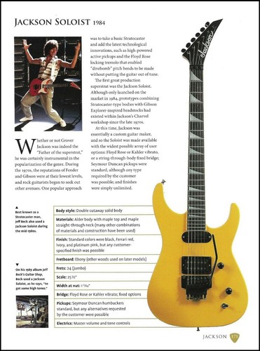 Jeff beck jackson soloist - jackson,