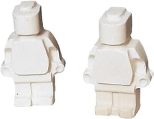 200 x MiniFig  Reactive Shooting Air Rifle Targets. Shattering Chalk 4cm Tall