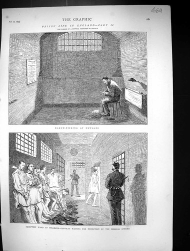 Old 1873 prison life england - old,