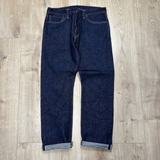 Levi’s 511 Selvedge Denim Jeans, Navy Indigo Blue, Size Mens W34 L30