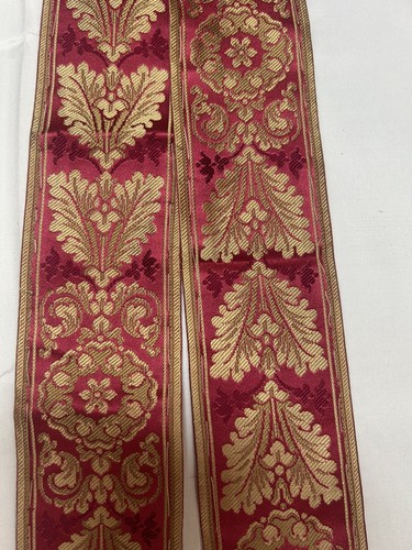French antique silk damask - antique, /damask