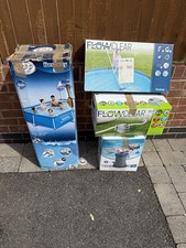 Bestway Steel Pro PVC Swimming Pool - Blue