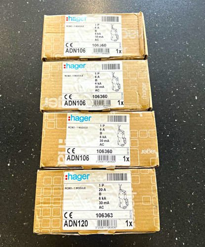 Hager rcbo adn106 adn120 - hager, adn106/adn120