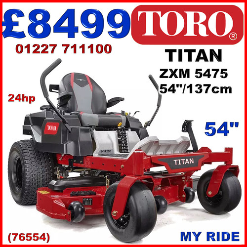 Toro titan zx5475 zero - zero, turn