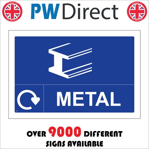 Sign metal recycling - sign,