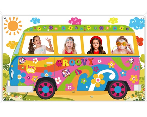 60s hippie bus photo - photo, prop