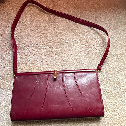 Women burgundy leather - women’s,