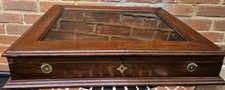 Antique Vintage Wooden Glass Topped Store Display Case 