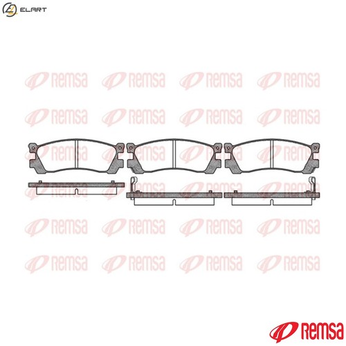 Brake pad set disc - pad,