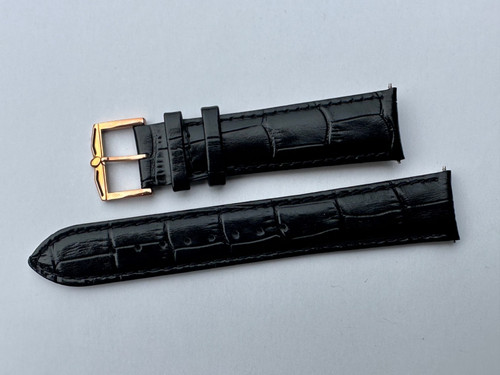 Genuine rotary black - black, leather