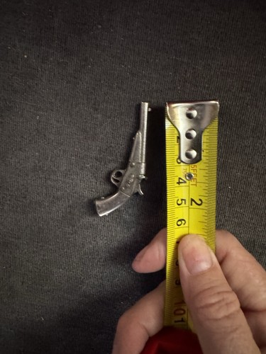 Toy metal revolver miniature - toy,