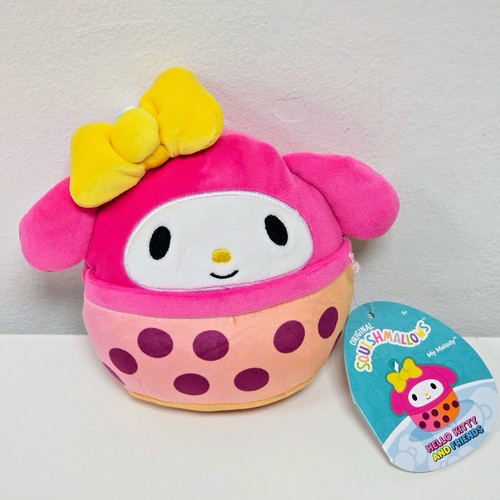 Hello kitty squishmallow boba - hello,
