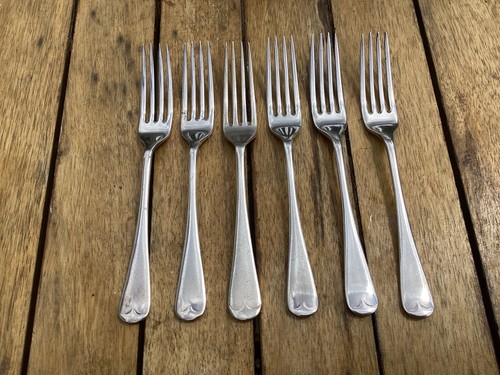Dinner forks silver - 6, x
