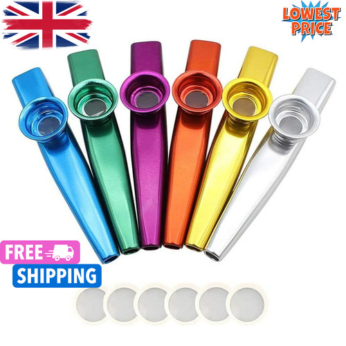Metal kazoo with flute film - metal,
