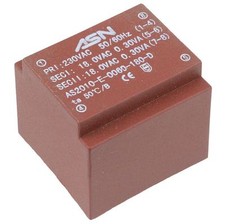 0-12V 0-12V 0.6VA 230V Encapsulated PCB Transformer