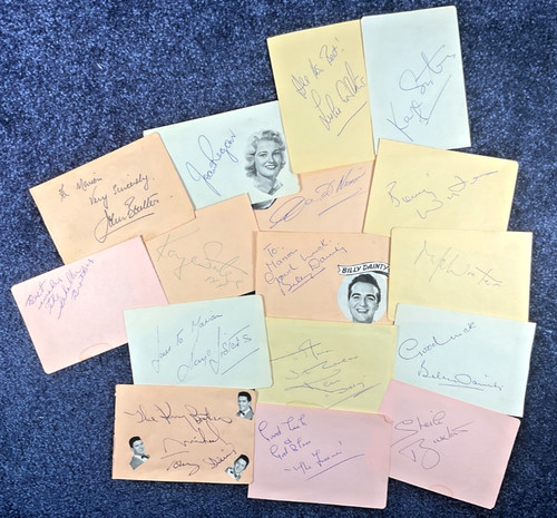 Multi signed autograph album - signed,