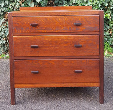 Heals oak chest - of, drawers