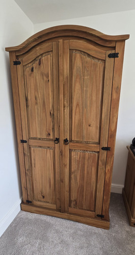 Freestanding wooden wardrobe - freestanding,
