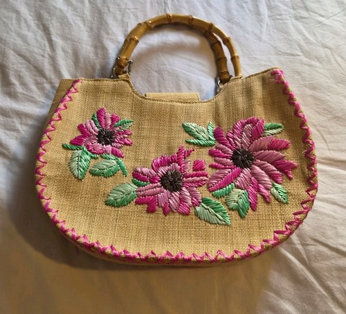 Per una rattan bag - with, faux