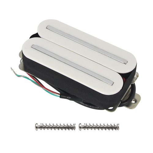White ceramic electric guitar - electric,