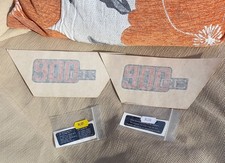 BMW  R90S, R90/6, SIDE PANEL STICKERS/TRANSFERS PAIR + BOTH COCKPIT STICKERS.