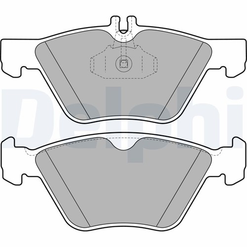 Lp1589 delphi brake pad - delphi,
