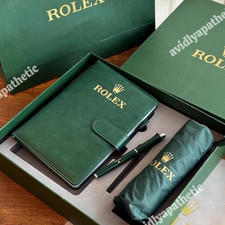 ROLEX Green Gift Set Notebook