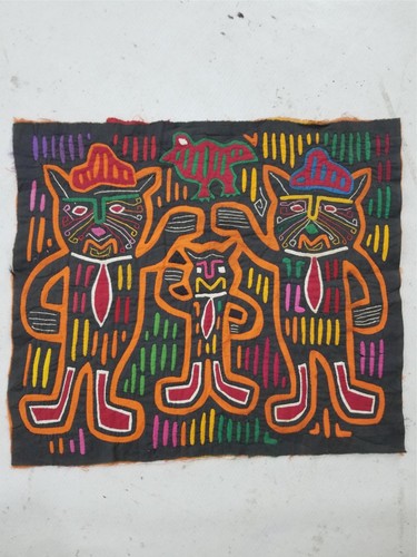 Vintage traditional kuna mola - vintage,
