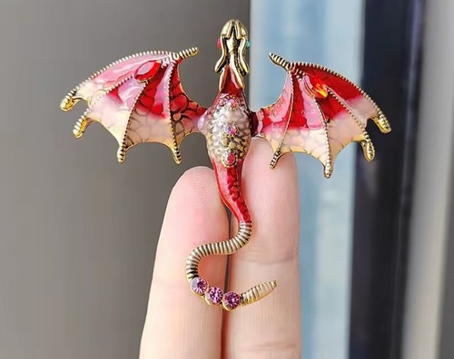 107 enamel and rhinestone - 107,