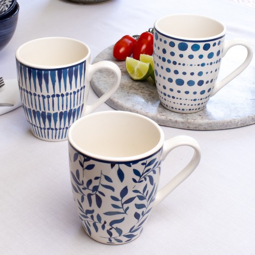 Mediterranean mugs 330ml set - 330ml,