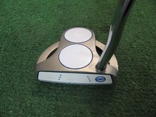 ODYSSEY DIVINE LINE 2-BALL PUTTER, 32 INS. ODYSSEY GRIP, STEEL SHAFT AND COVER