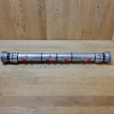 Star Wars Darth Maul Double Ended Red Lightsaber Toy Cosplay Costume 2011 Hasbro