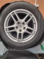 Alloy Wheels and Snow Tyres Porsche Cayenne