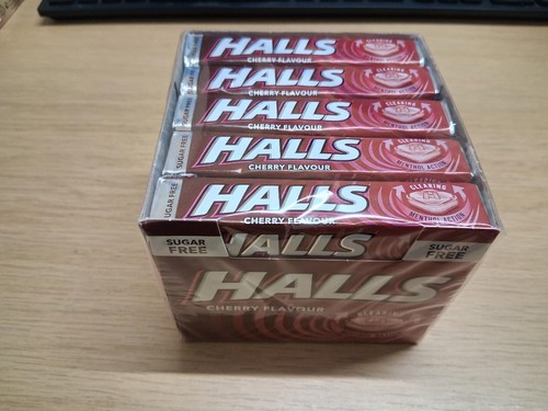 Halls menthol cherry sugar - menthol,