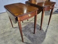 Pair two antique repro