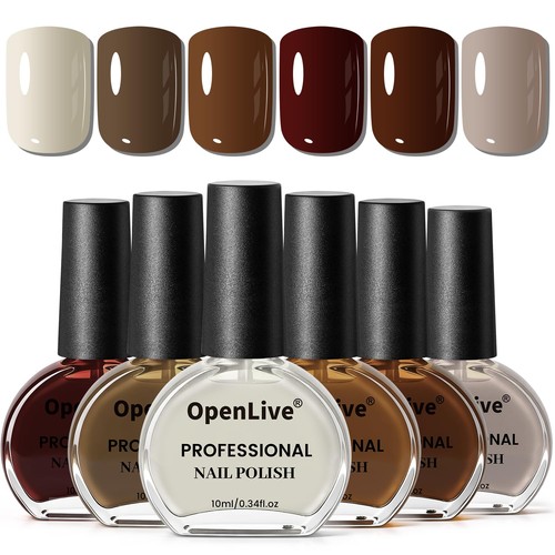 10ml chocolate brown nail - 10ml,