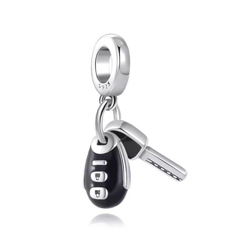 Car key charm new - key, 925