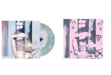 Poppy - Empty Hands - Ice Blue with Pink & Blue Splatter Vinyl +SIGNED  postcard