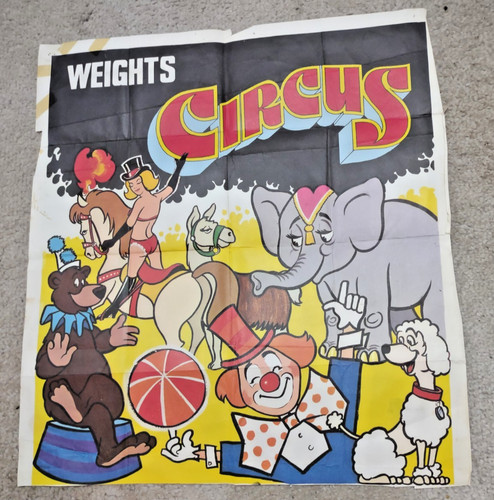Vintage 1970s weight circus - vintage,