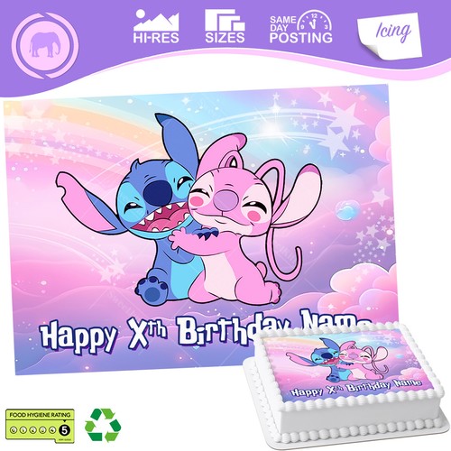 Stitch cake topper - topper, birthday