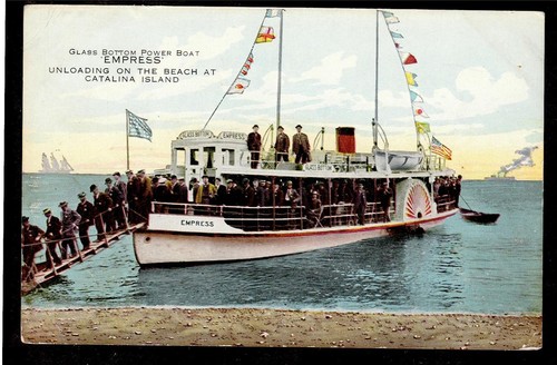 C1921 glass bottom boat - glass,