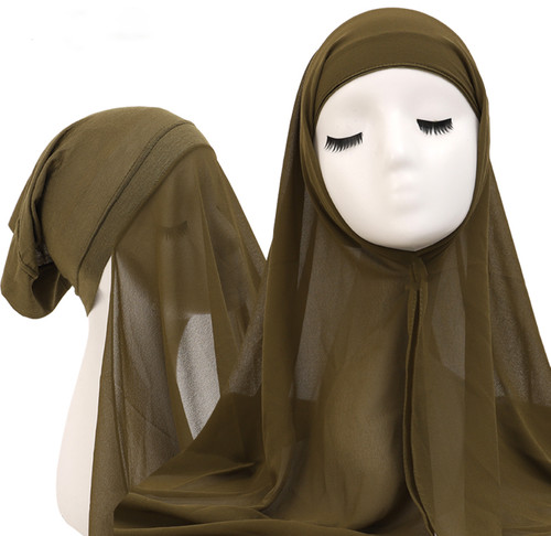 Premium quality chiffon hijab - premium,